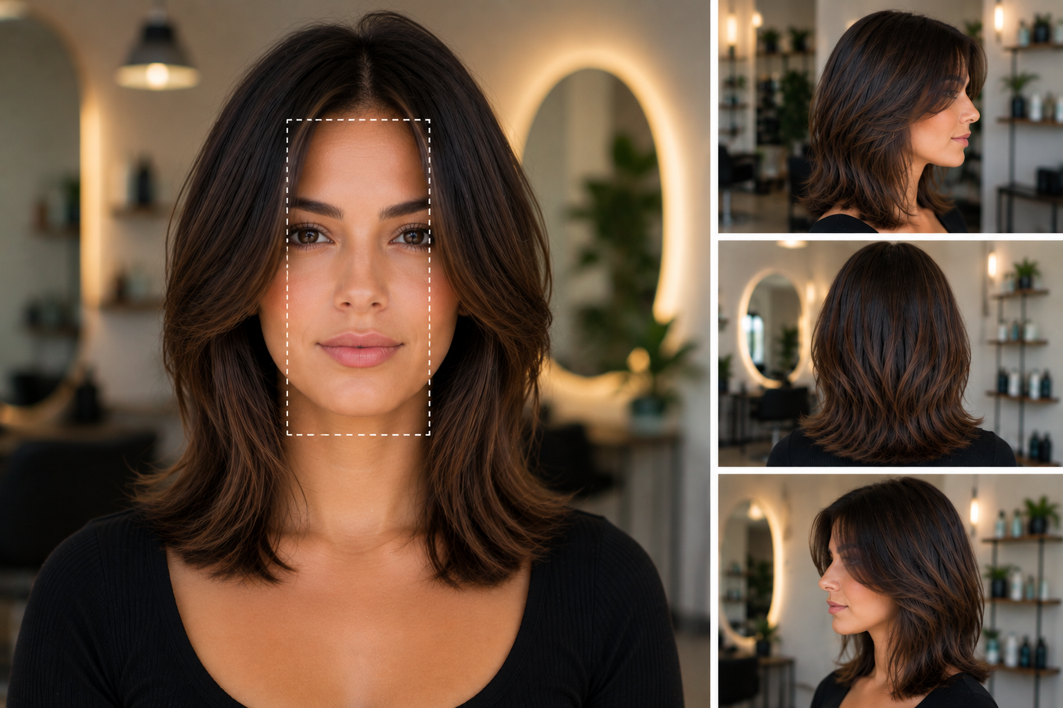 Corte de cabello para rostro alargado
